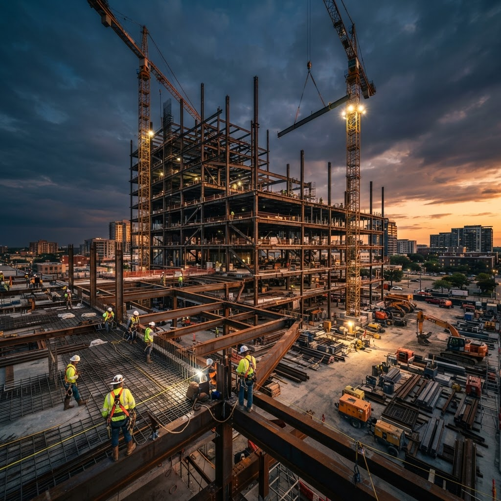 Obra en construcción de Constructora GEVI-L SPA